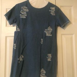Denim dress